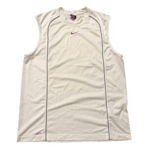 Vintage Nike Kobe Bryant Tank Top Mens Large White Purple Dri-Fit Jersey